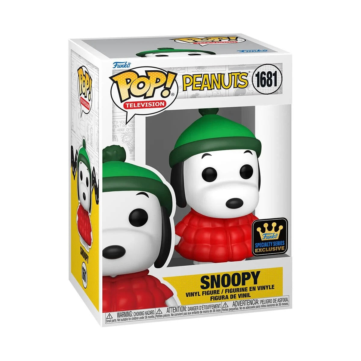 Funko Pop! Television Peanuts Snoopy #1681 Speciality Series