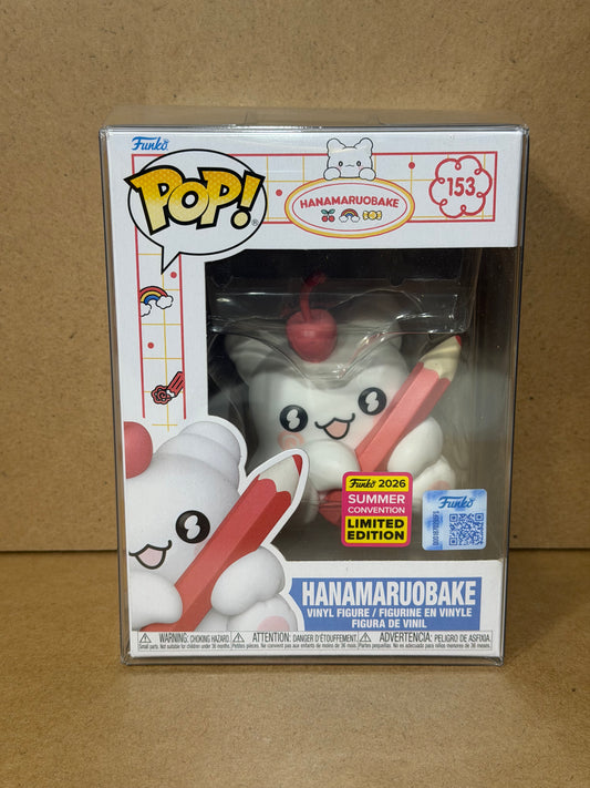 Funko Pop! Sanrio Hanamaruobake #153 Exclusive 2026 SDCC Free Protector