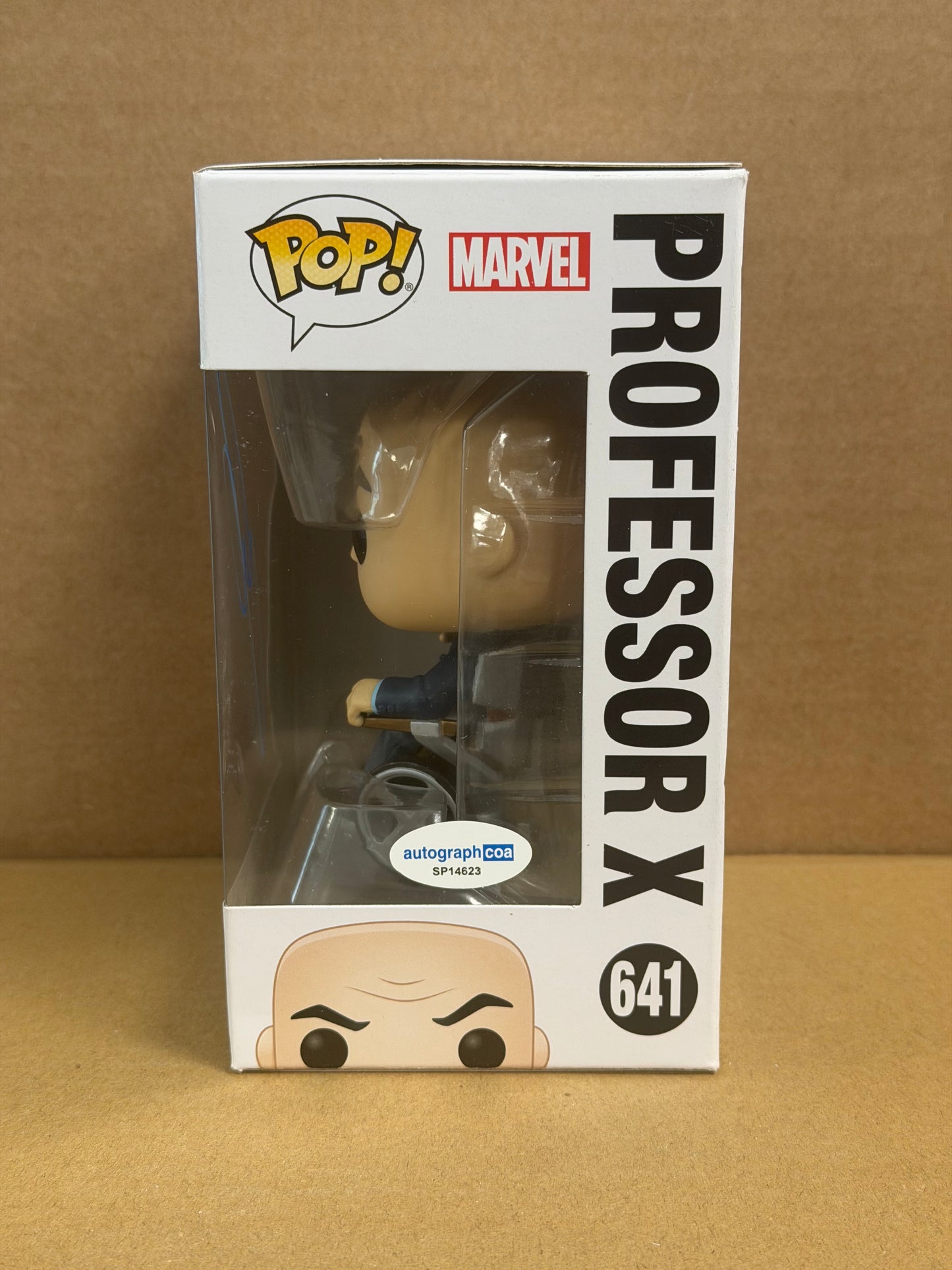 Funko Pop! Marvel Professor X Signed James Mcavoy COA #641