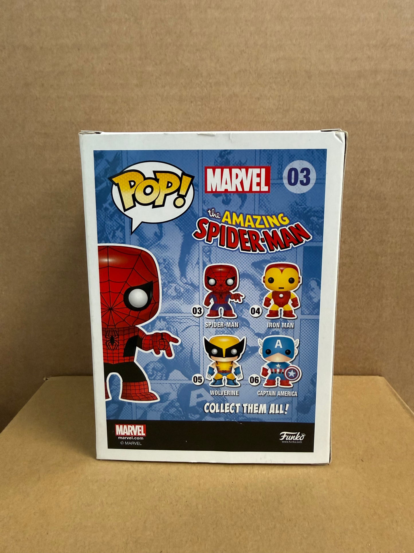 Funko Pop! Marvel Spider-Man Signed Andrew Garfield COA #03 WS