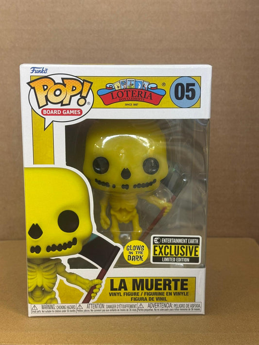 Funko Pop! Games Loteria La Muerte #05 Entertainment Earth Exclusive Glow