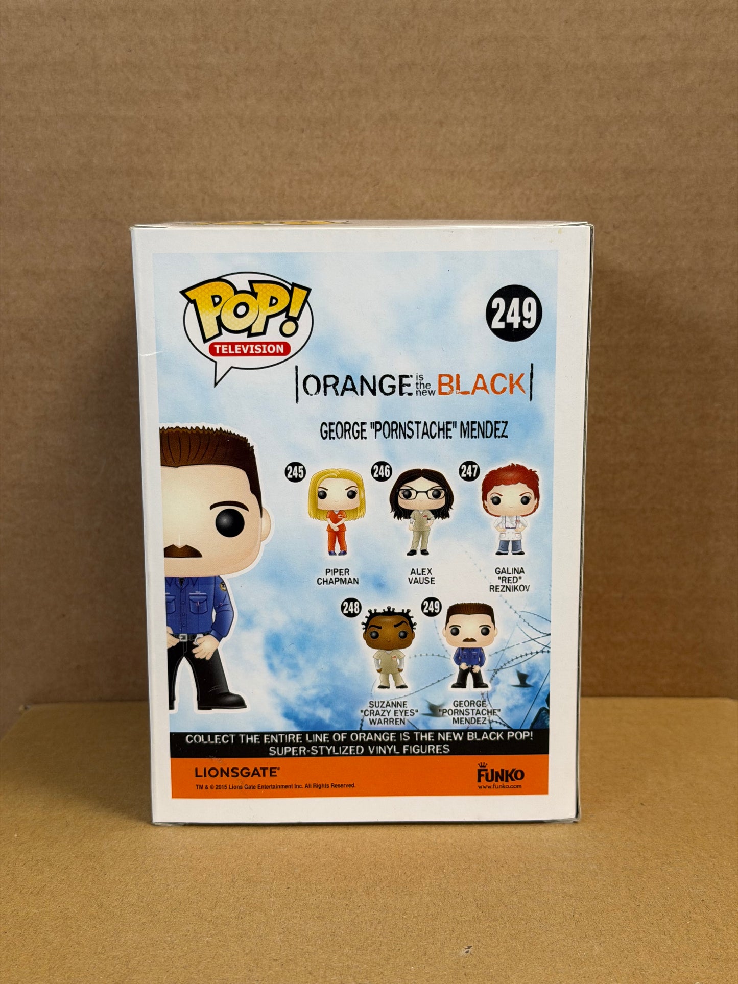 Funko Pop! Television Orange Is The New Black George ‘Pornstache’ Mendez #249