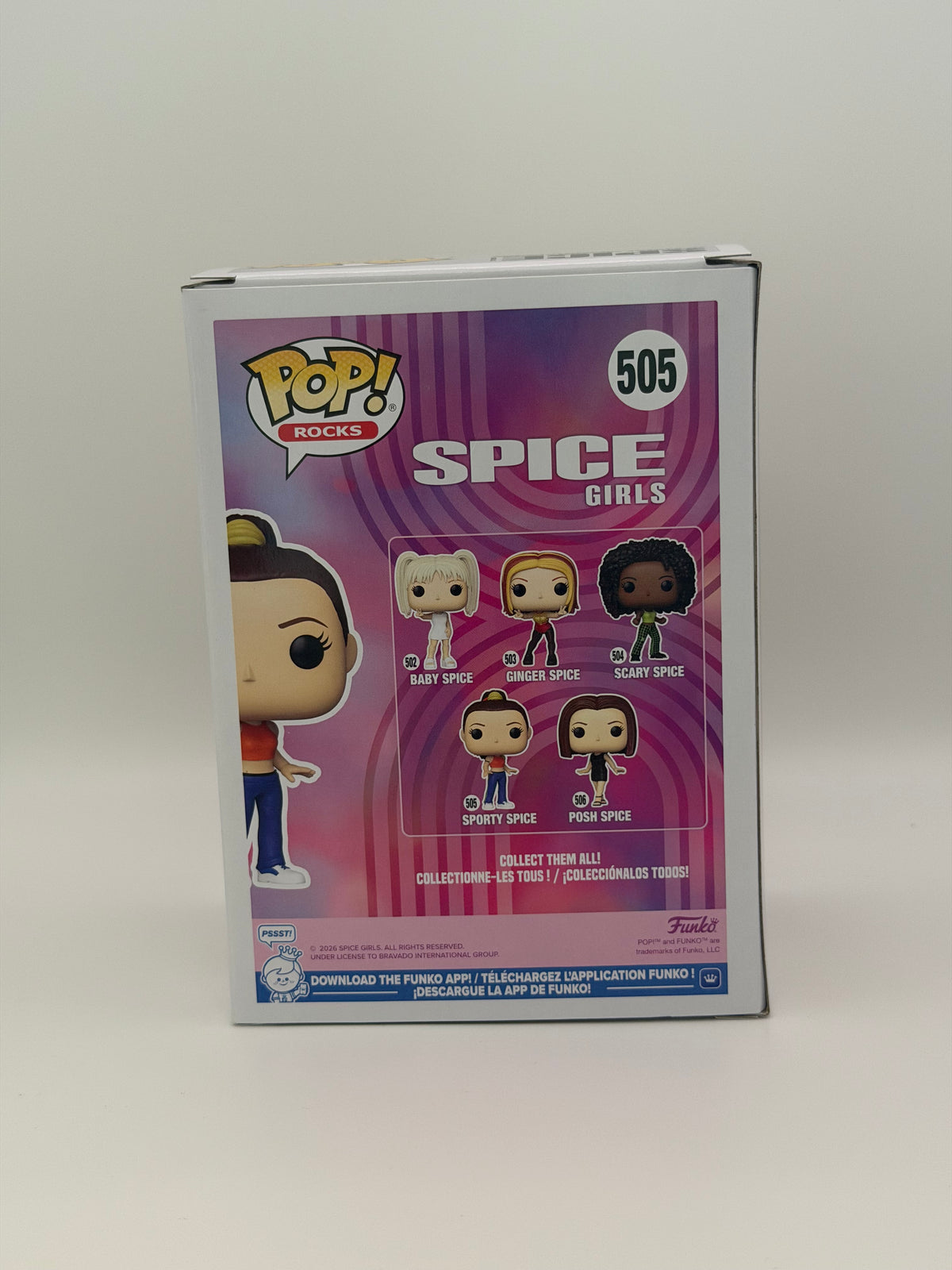 Funko Pop! Rocks Spice Girls Sporty Spice Signed Mel C COA #505