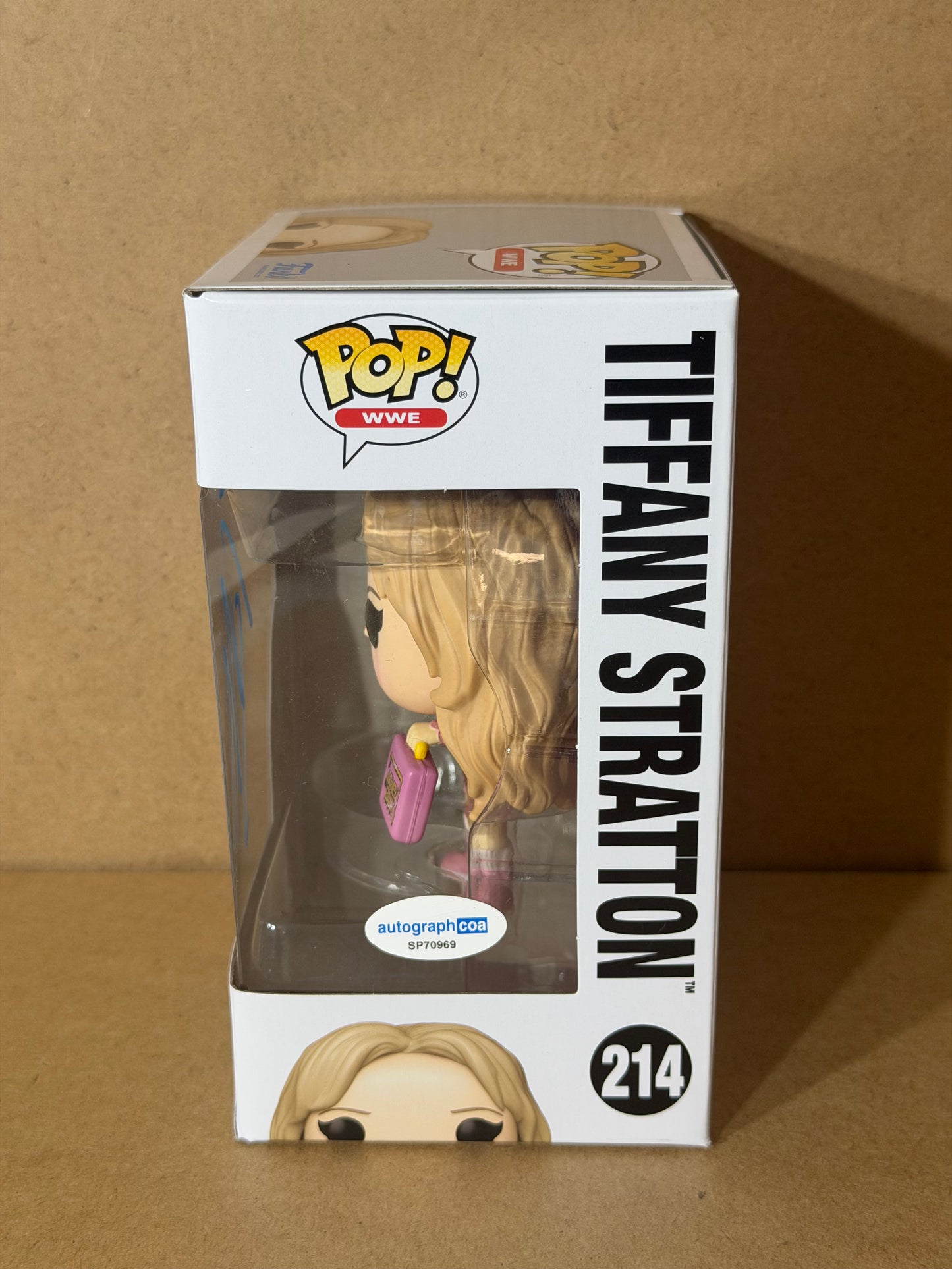 Funko Pop! WWE Tiffany Stratton Signed COA #214 Free Protector