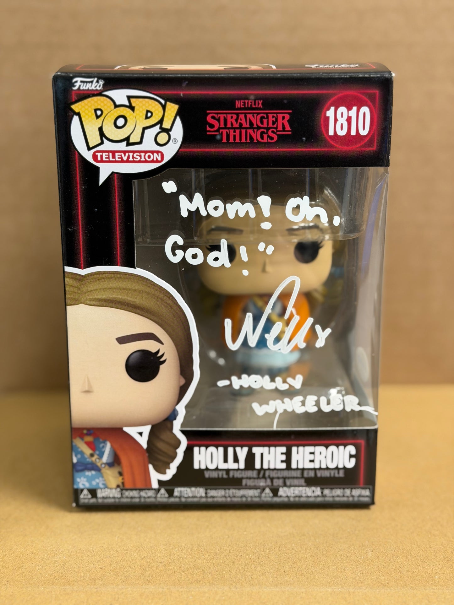Funko Pop! Television Stranger Things Holly The Heroic Signed Nell Fisher COA #1810