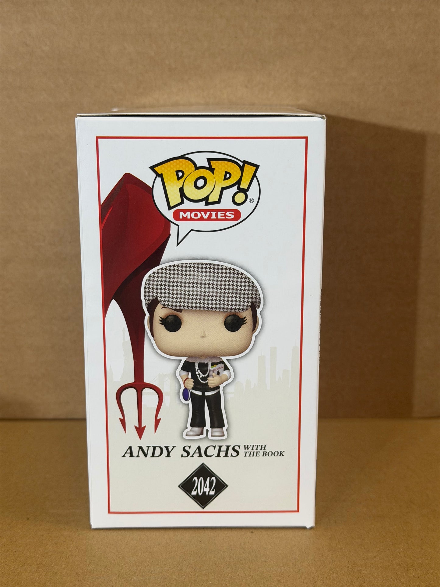 Funko Pop! Movies The Devil Wears Prada Andy Sachs Signed Anne Hathaway COA #2042