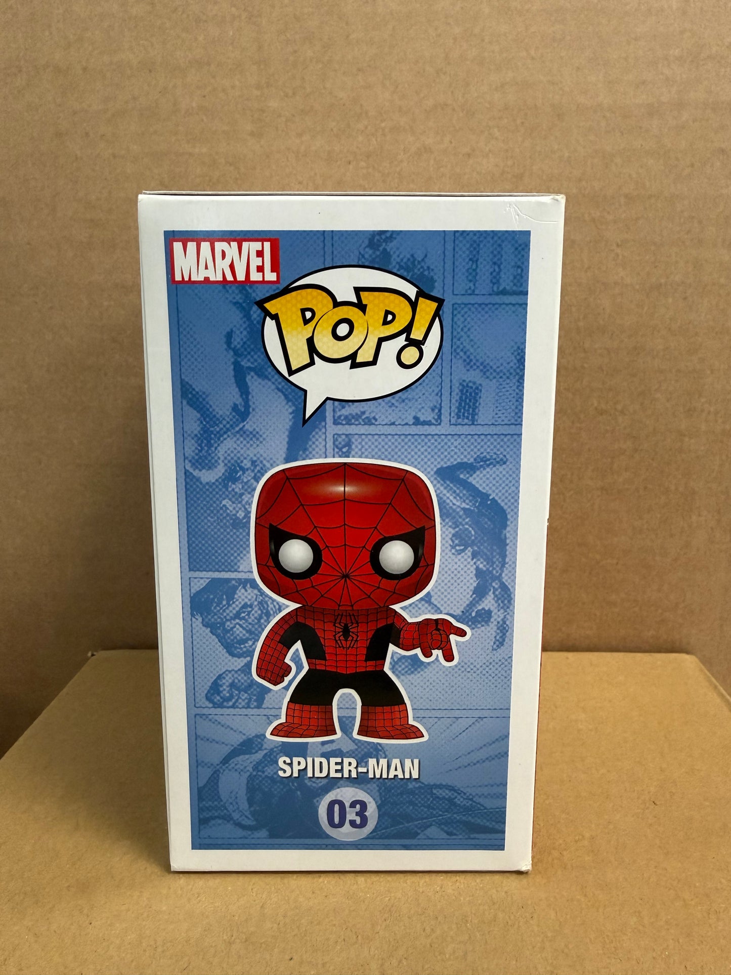 Funko Pop! Marvel Spider-Man Signed Andrew Garfield COA #03 WS