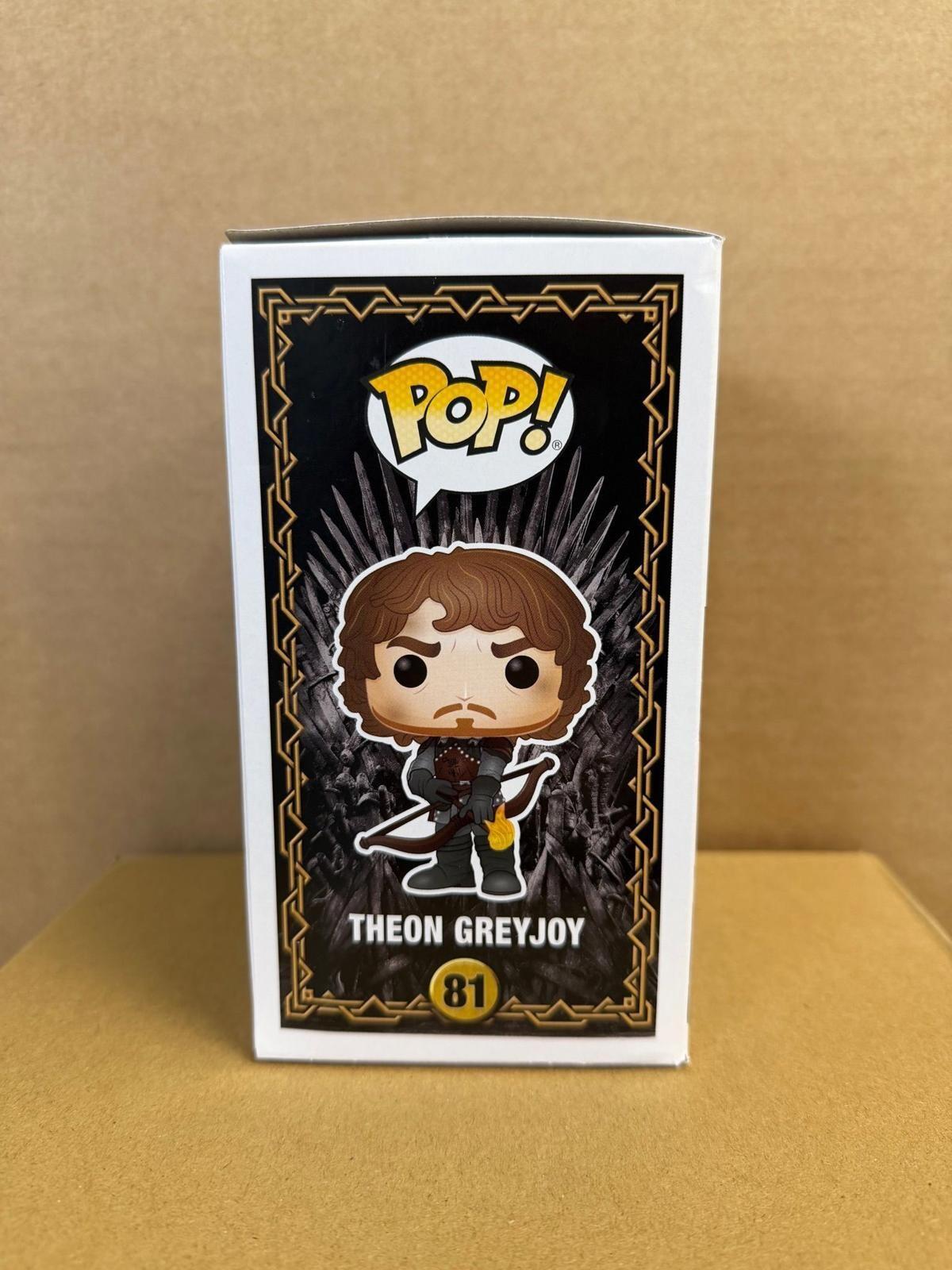 Funko Pop! Television Theon Greyjoy #81 Signed By Alfie Allen ACOA WS