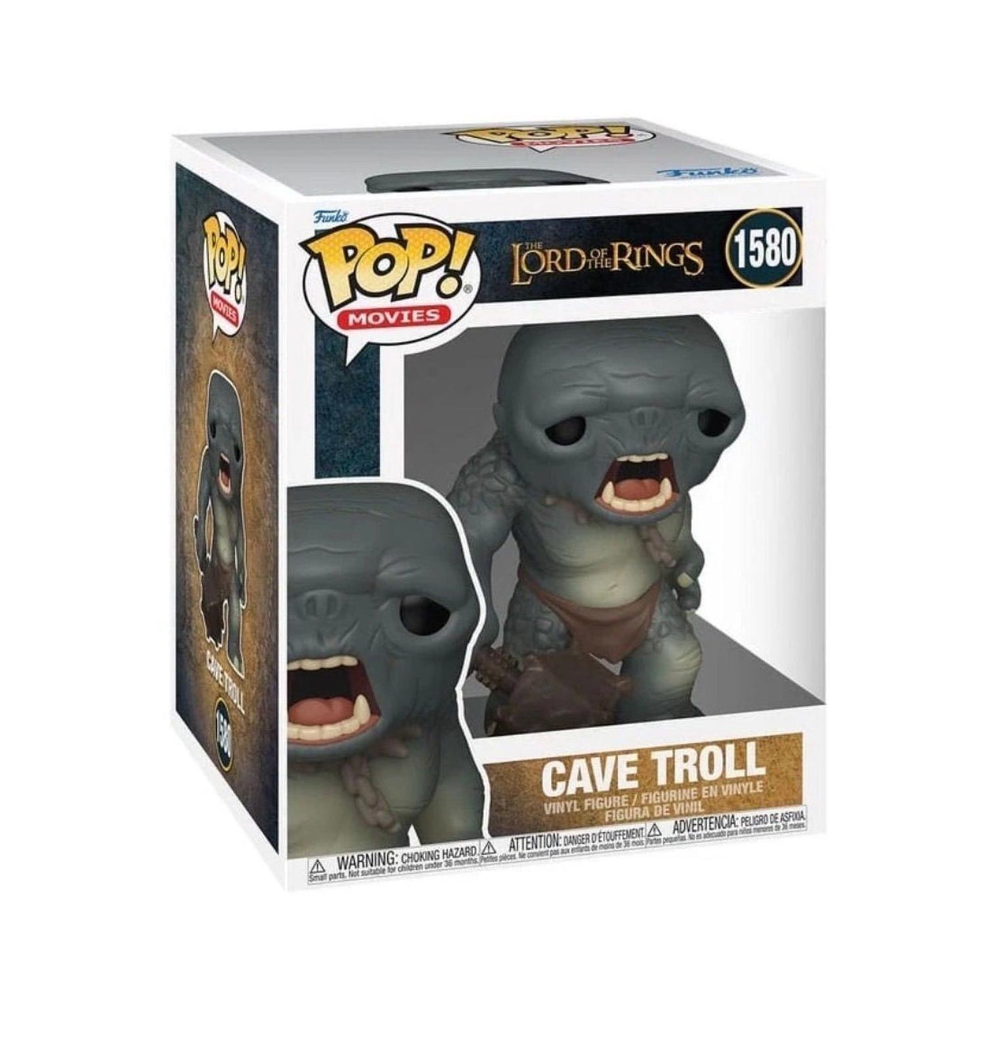 Funko Pop! 6" Movies The Lord of the Rings Cave Troll Vinyl Figure #1580