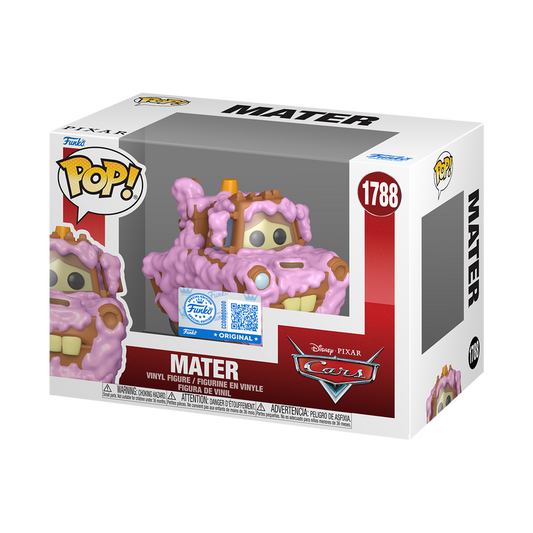 Funko Pop! Disney Pixar Cars Mater (Bubbles) #1788 Free Protector