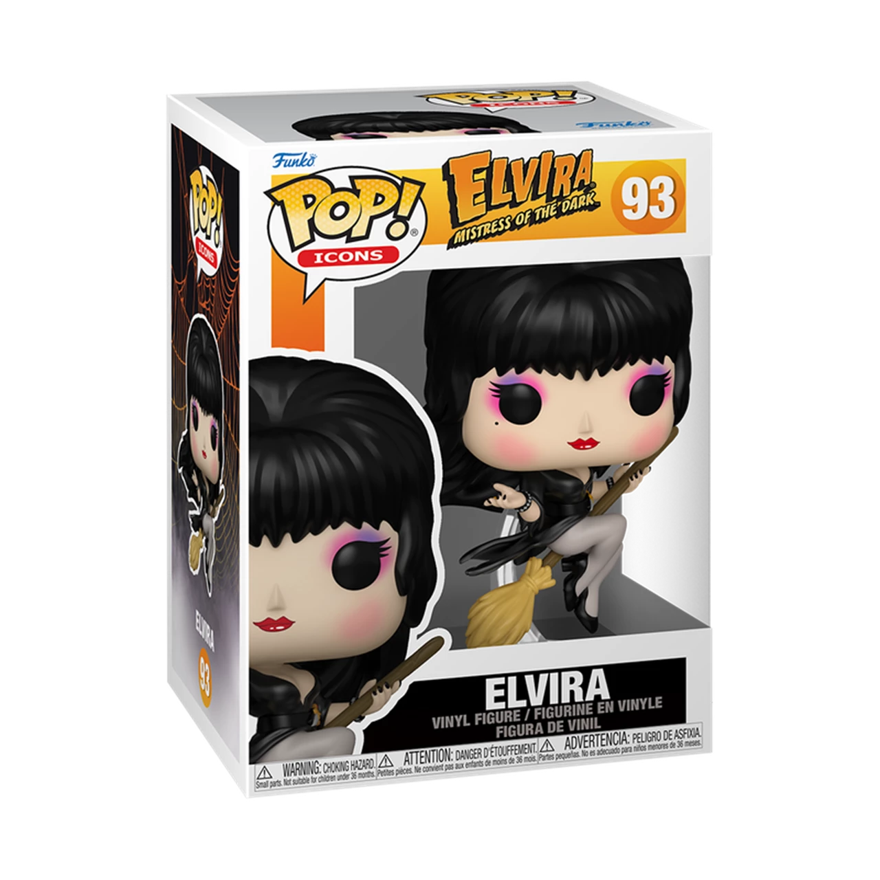 Funko Pop! Icons Elvira On Broomstick #93 Free Protector