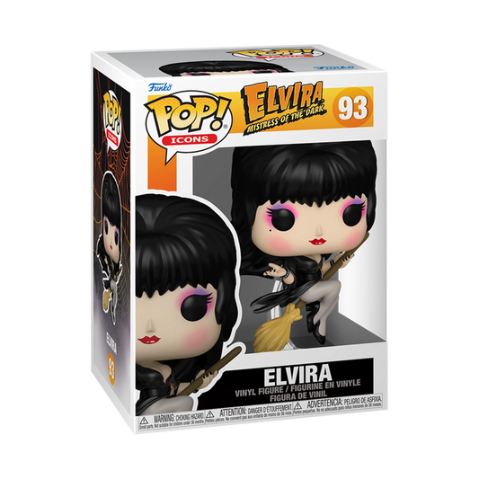 Funko Pop! Icons Elvira On Broomstick #93 Free Protector