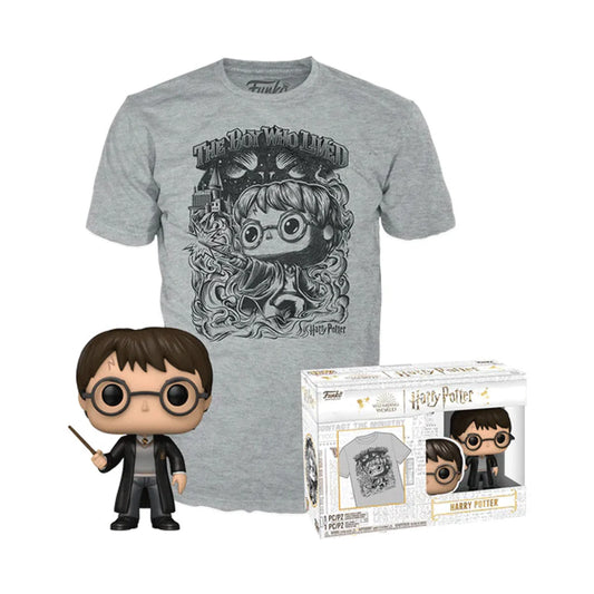Funko Pop! & Tee Metallic Harry Potter Size Small Sealed