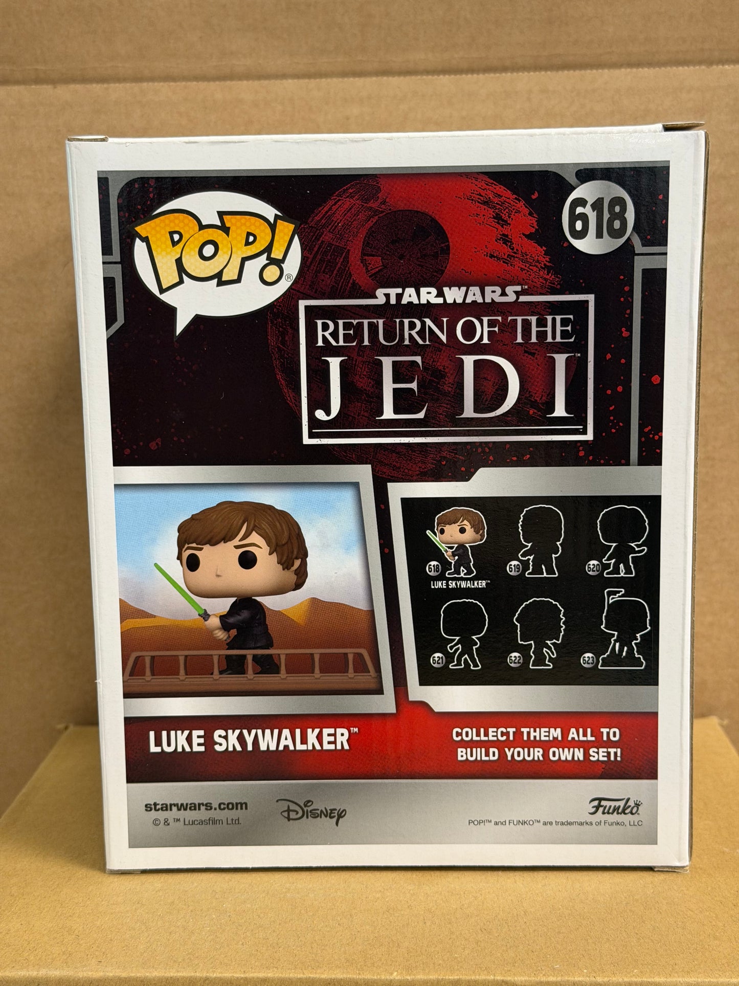 Funko Pop! Star Wars Jabba’s Skiff: Luke Skywalker #618 Special Edition + Protector