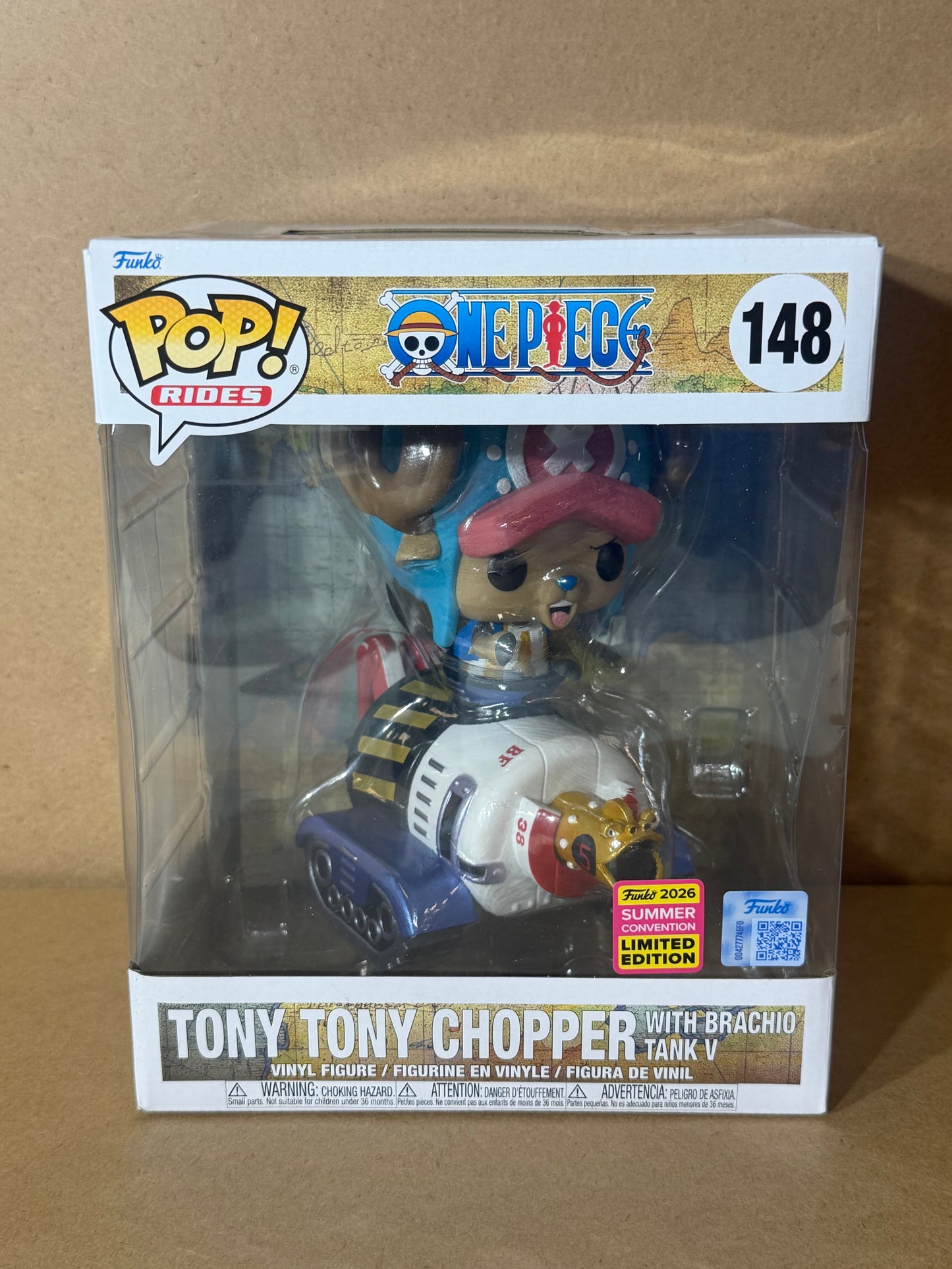 Funko Pop! Anime One Piece Tony Tony Chopper With Brachio Tank V #148 Free Mag Stack