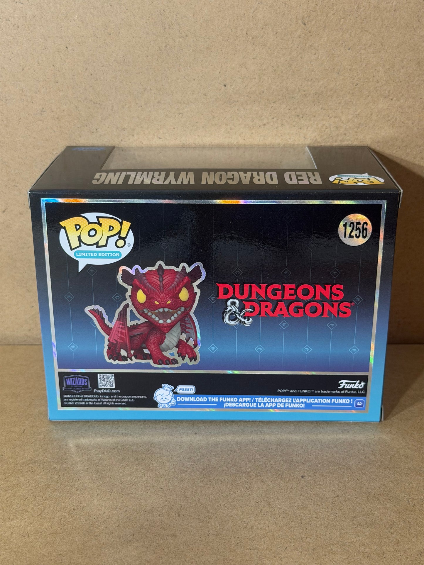 Funko Pop! Movies Dungeons & Dragons Red Dragon Wyrmling #1256 9500pcs LE
