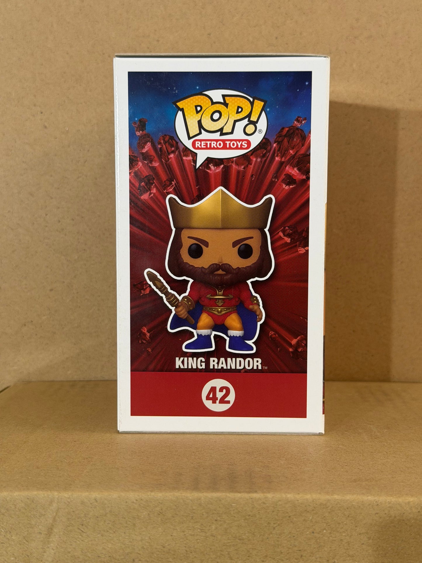 Funko Pop! Movies Masters Of The Universe King Randor Signed James Purefoy COA #42