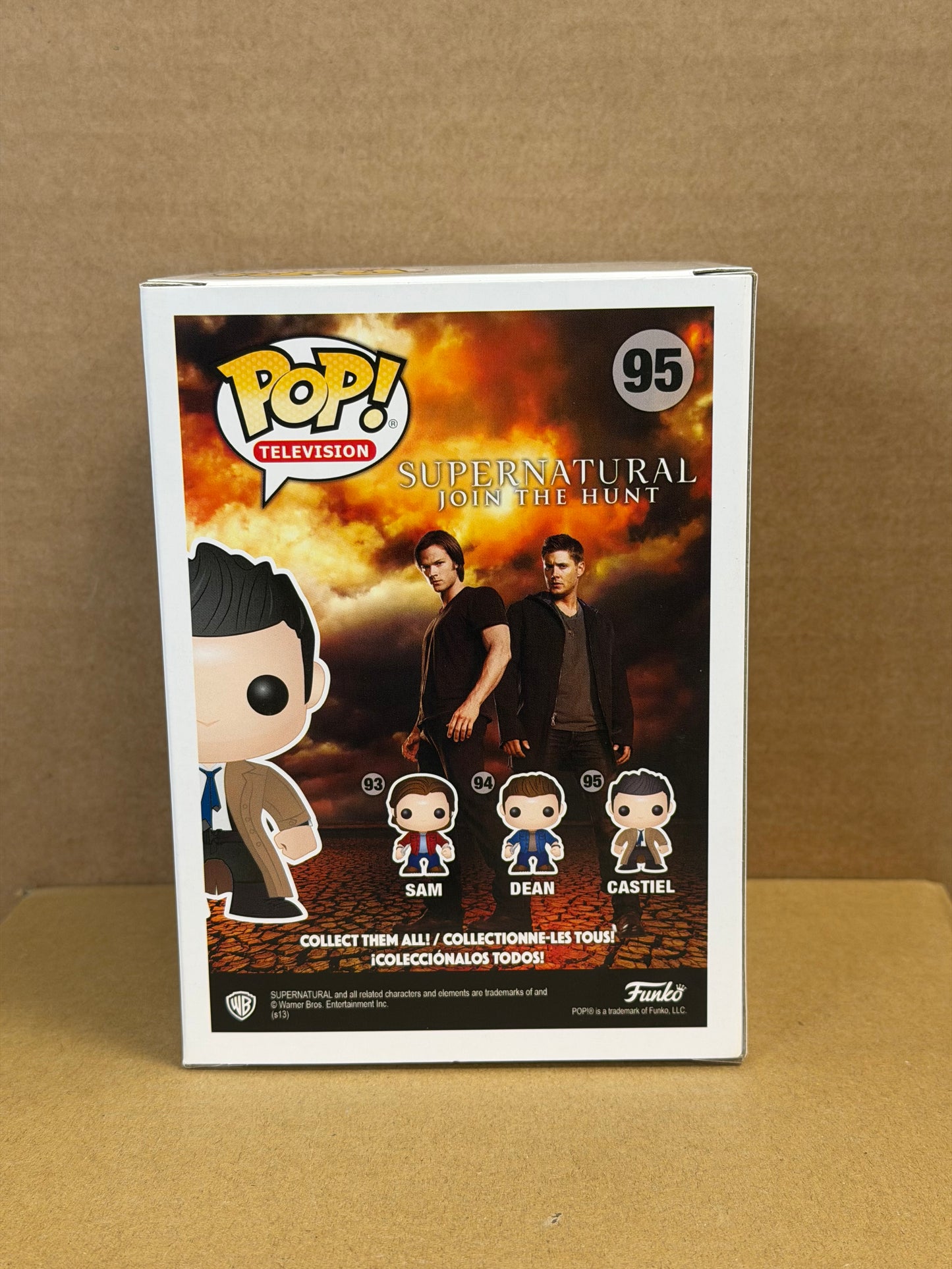 Funko Pop! Television Supernatural Castiel #95 ERROR Sticker