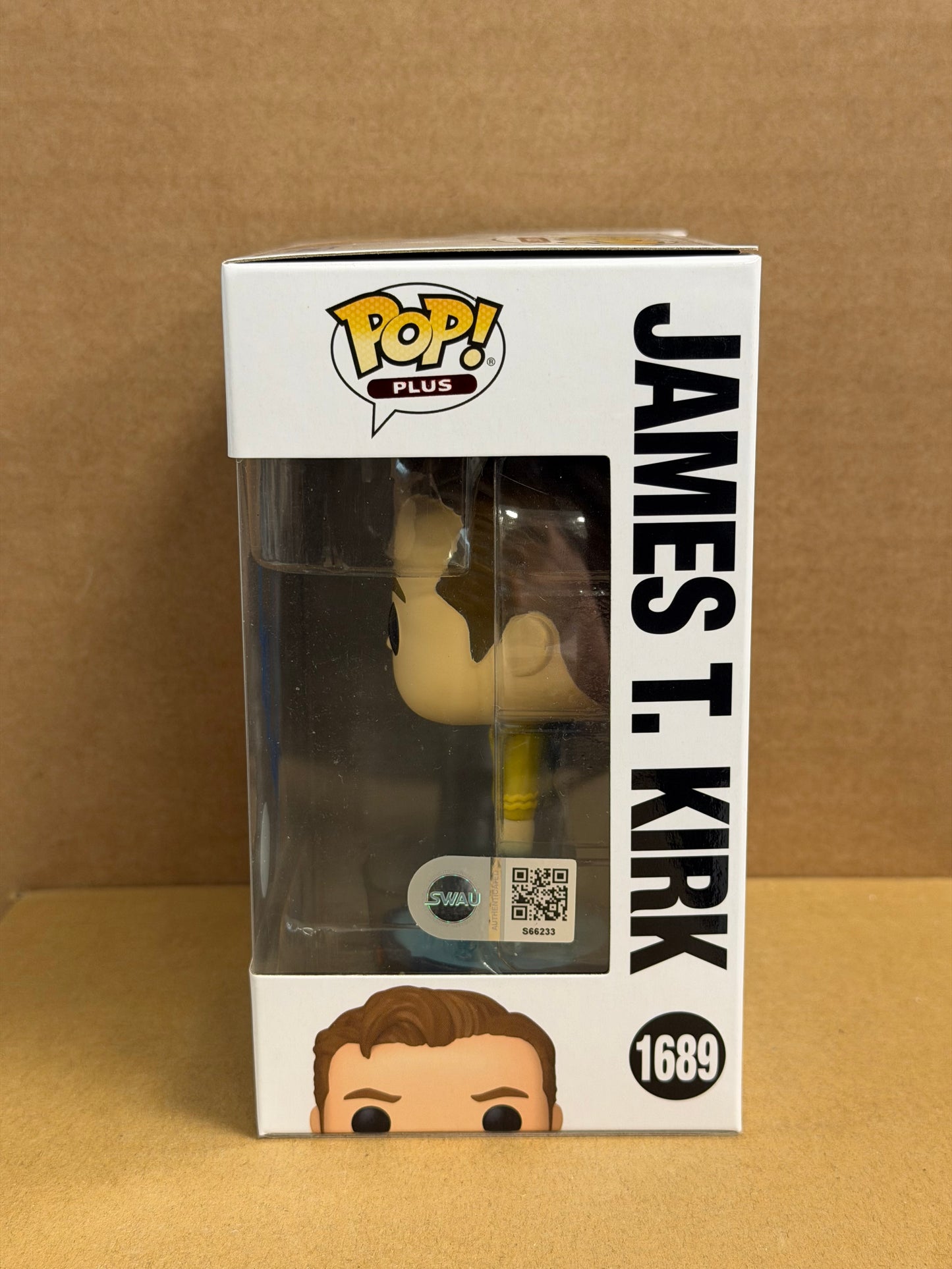 Funko Pop! Television Star Trek James T. Kirk Signed Paul Wesley #1689 COA