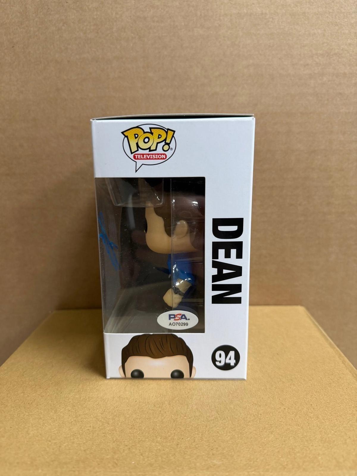 Funko Pop! Television Jenson Ackles Signed Dean #94 Supernatural  PSA | WS | Free Mag Stack