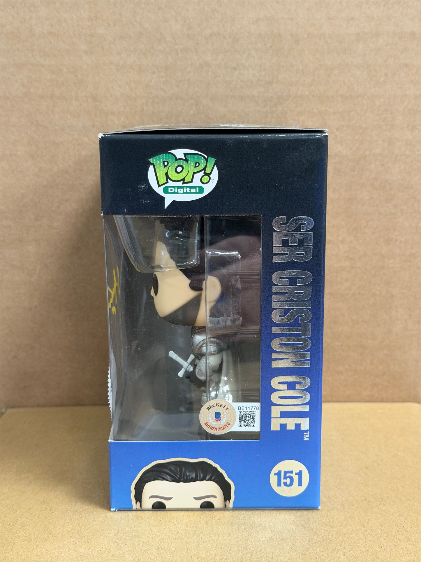Funko Pop! Digital Television House Of The Dragon Ser Criston Cole Signed Fabian Frankel COA #151