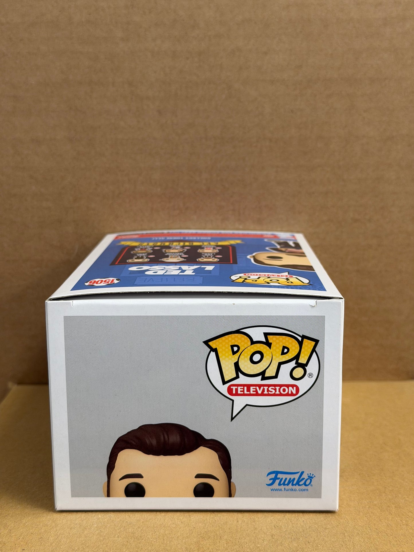 Funko Pop! Television Ted Lasso Signed Jason Sudeikis COA #1506 WS