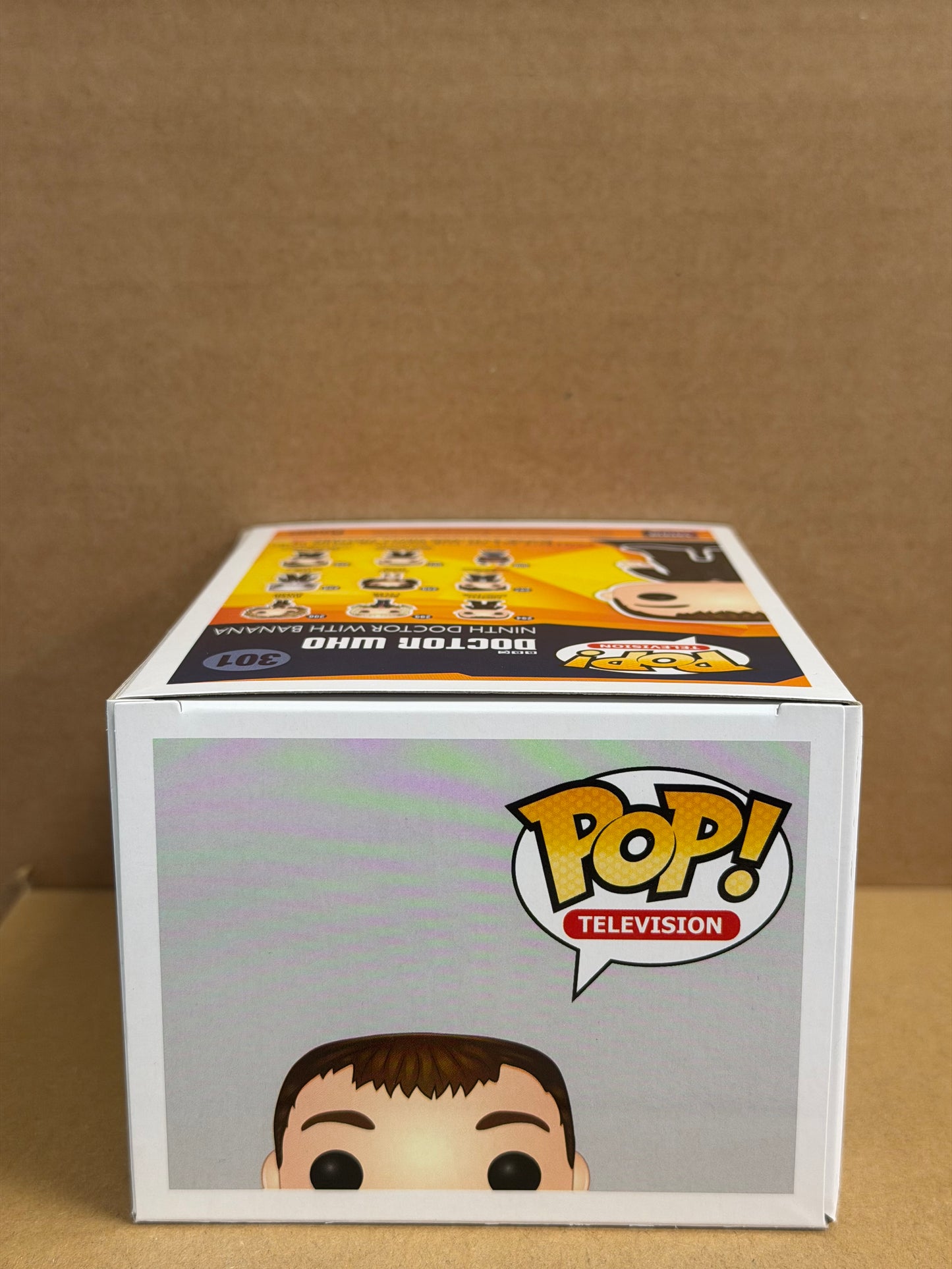 Funko Pop! Television Dr Who Ninth Doctor With Banana Signed Christopher Eccleston COA #301