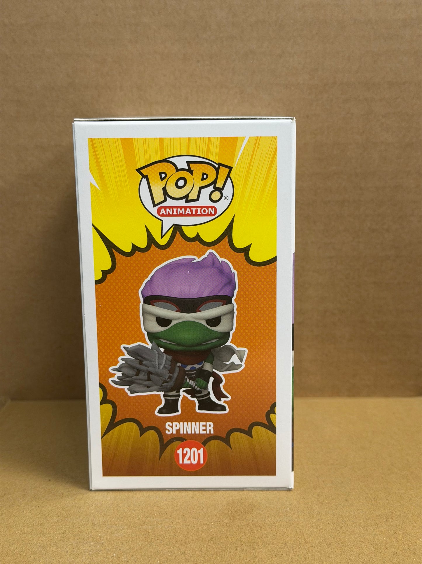 Funko Pop! Anime My Hero Academia Spinner Signed Larry Brantley COA #1201