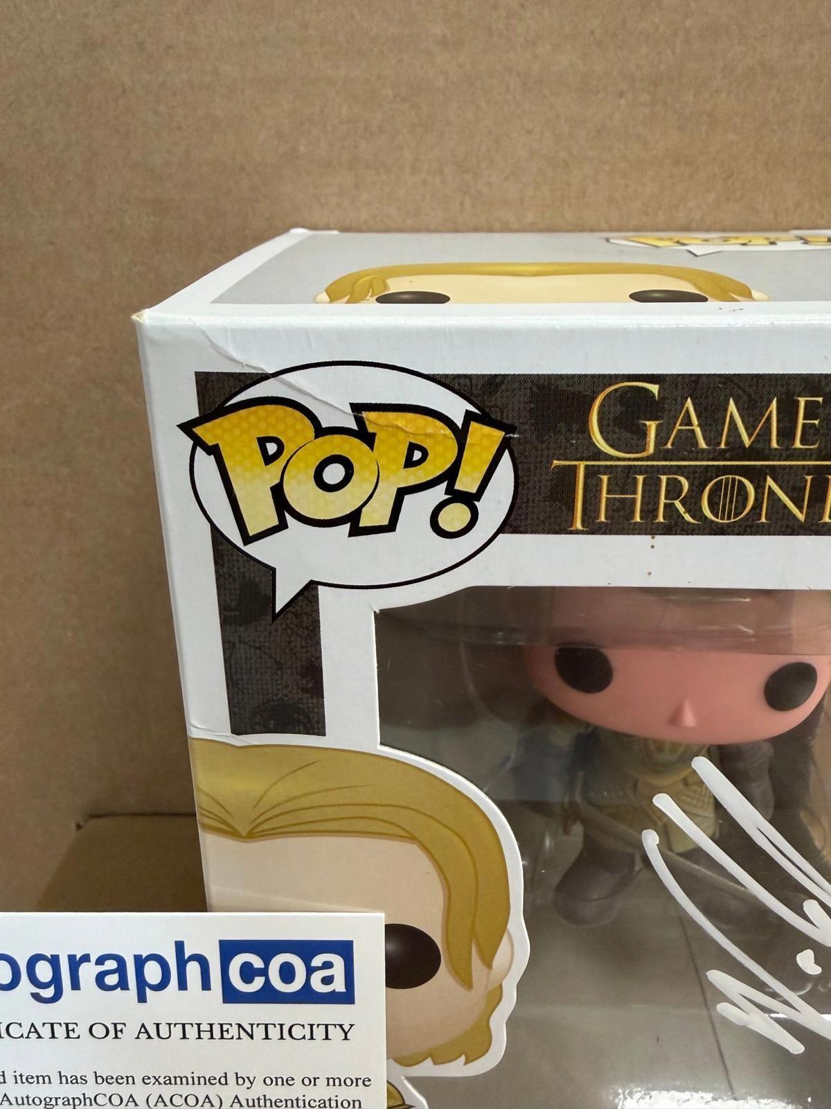 Funko Pop! Television Game of Thrones Jaime Lannister Signed Nikolaj Coster-Waldau #35 WS