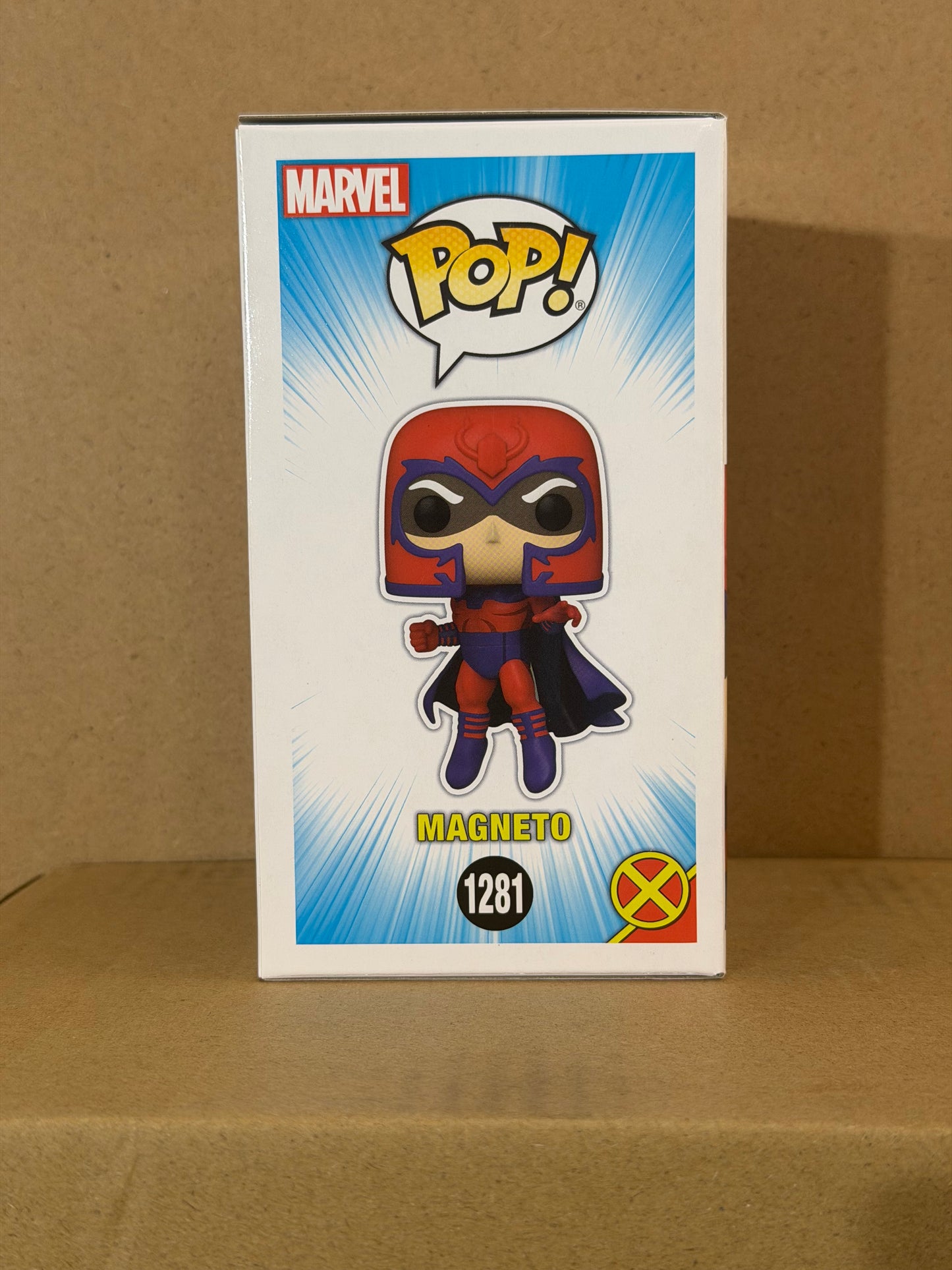 Funko Pop! Marvel X-Men Magneto Signed Michael Fassbender COA #1281