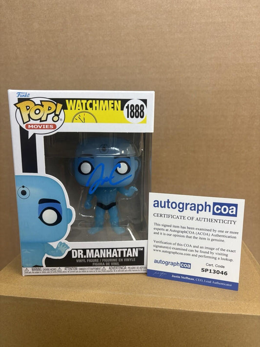 Funko Pop! Movies Watchmen Dr Manhattan #1888 Signed By Billy Crudup WS