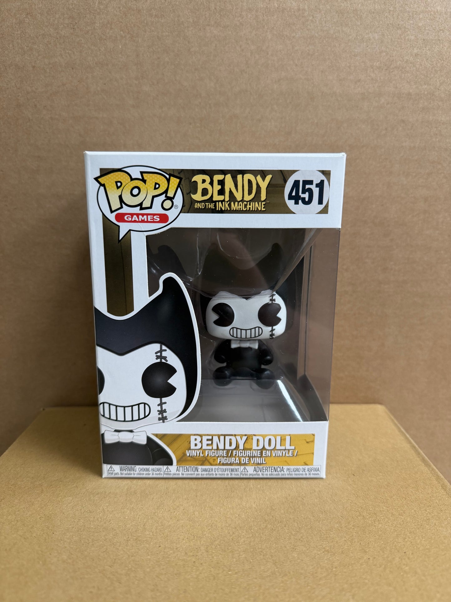 Funko Pop! Games Bendy Doll #451 Bendy And The Ink Machine