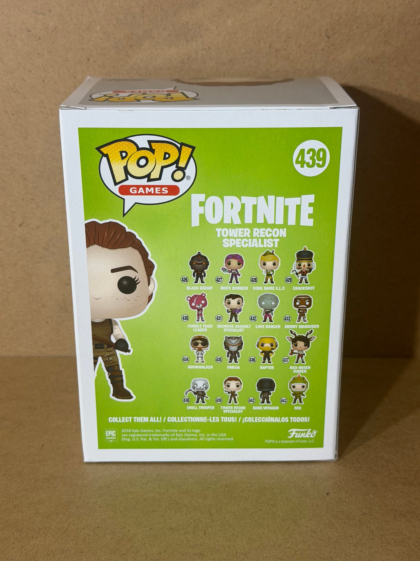Funko Pop! Games Fortnite Recon Specialist Signed Donald Mustard (Creator) COA #439