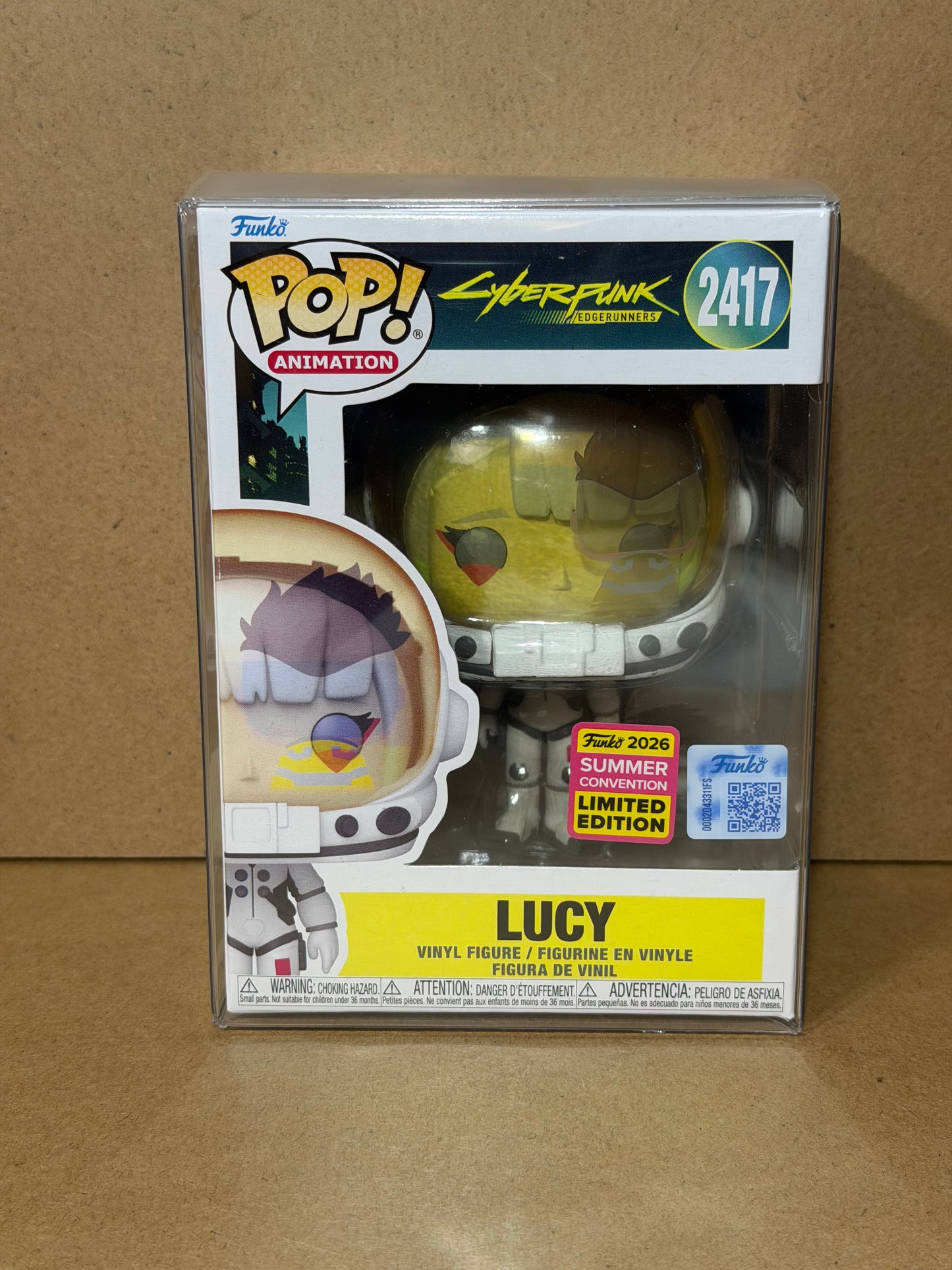 Funko Pop! Animation Cyberpunk Edgerunners Lucy #2417 SDCC Exclusive