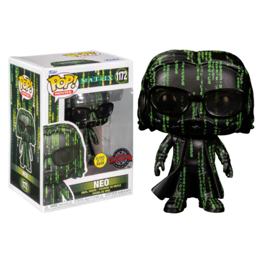 Funko Pop! Movies Matrix Neo #1172 Glow In The Dark Special Edition