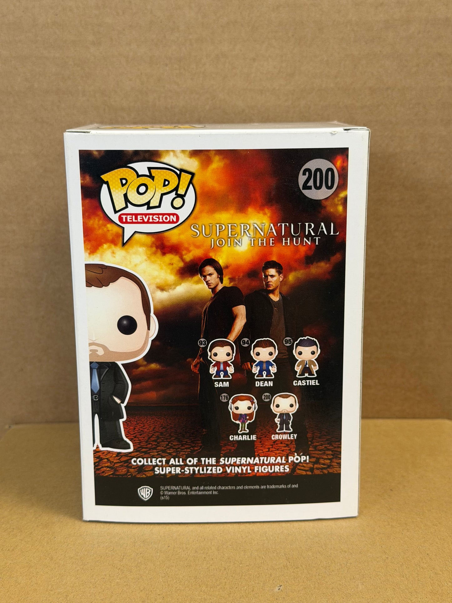 Funko Pop! Television Supernatural Crowley #200 Metallic Bloody