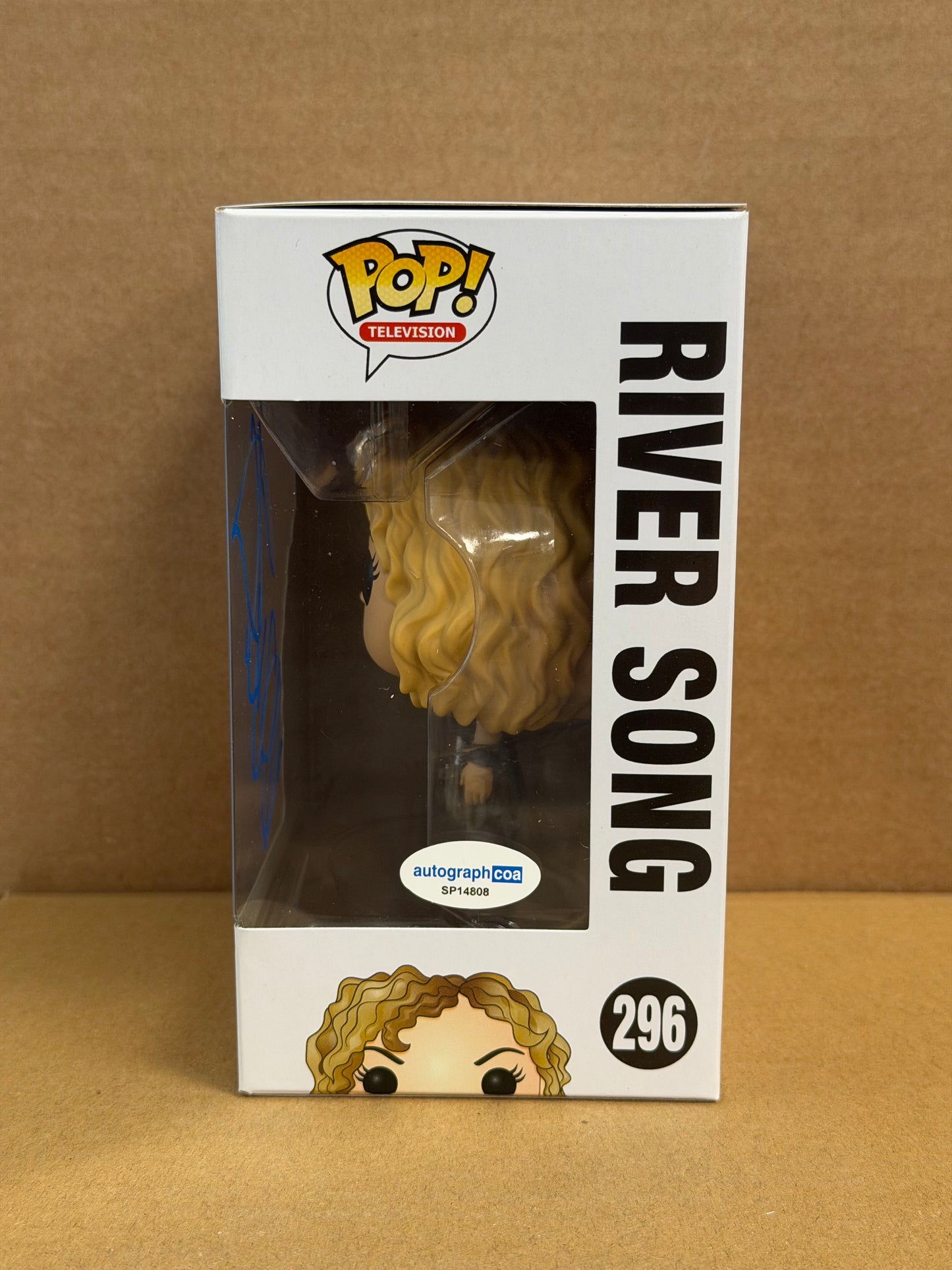 Funko Pop! Television Doctor Who River Song Signed Alex Kingston COA #296
