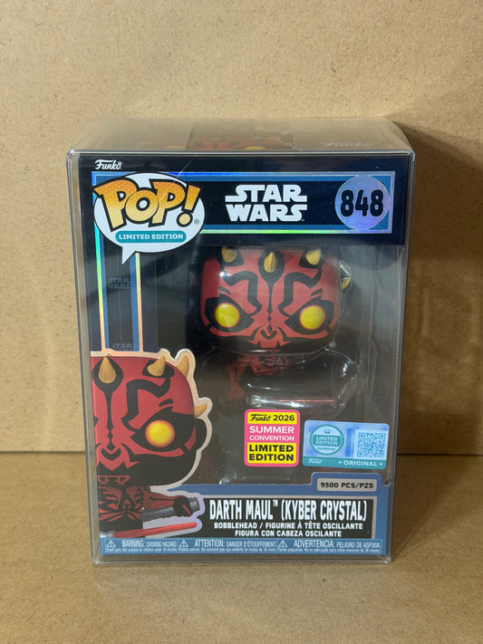 Funko Pop! Star Wars Darth Maul (Kyber Crystal) 9500pcs #848 SDCC Exclusive
