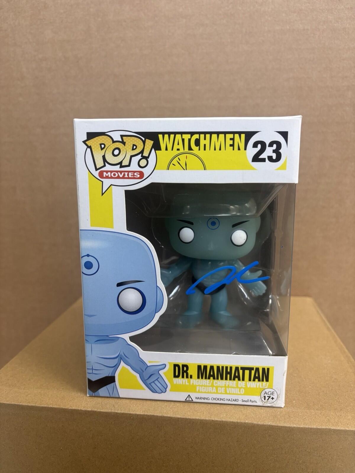Funko Pop! Movies Watchmen Dr Manhattan #23 Signed By Billy Crudup WS