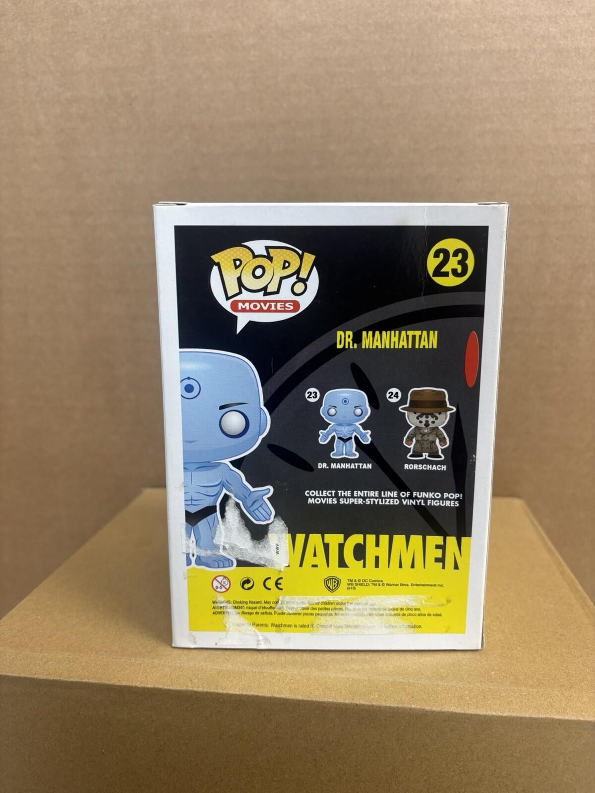 Funko Pop! Movies Watchmen Dr Manhattan #23 Signed By Billy Crudup WS
