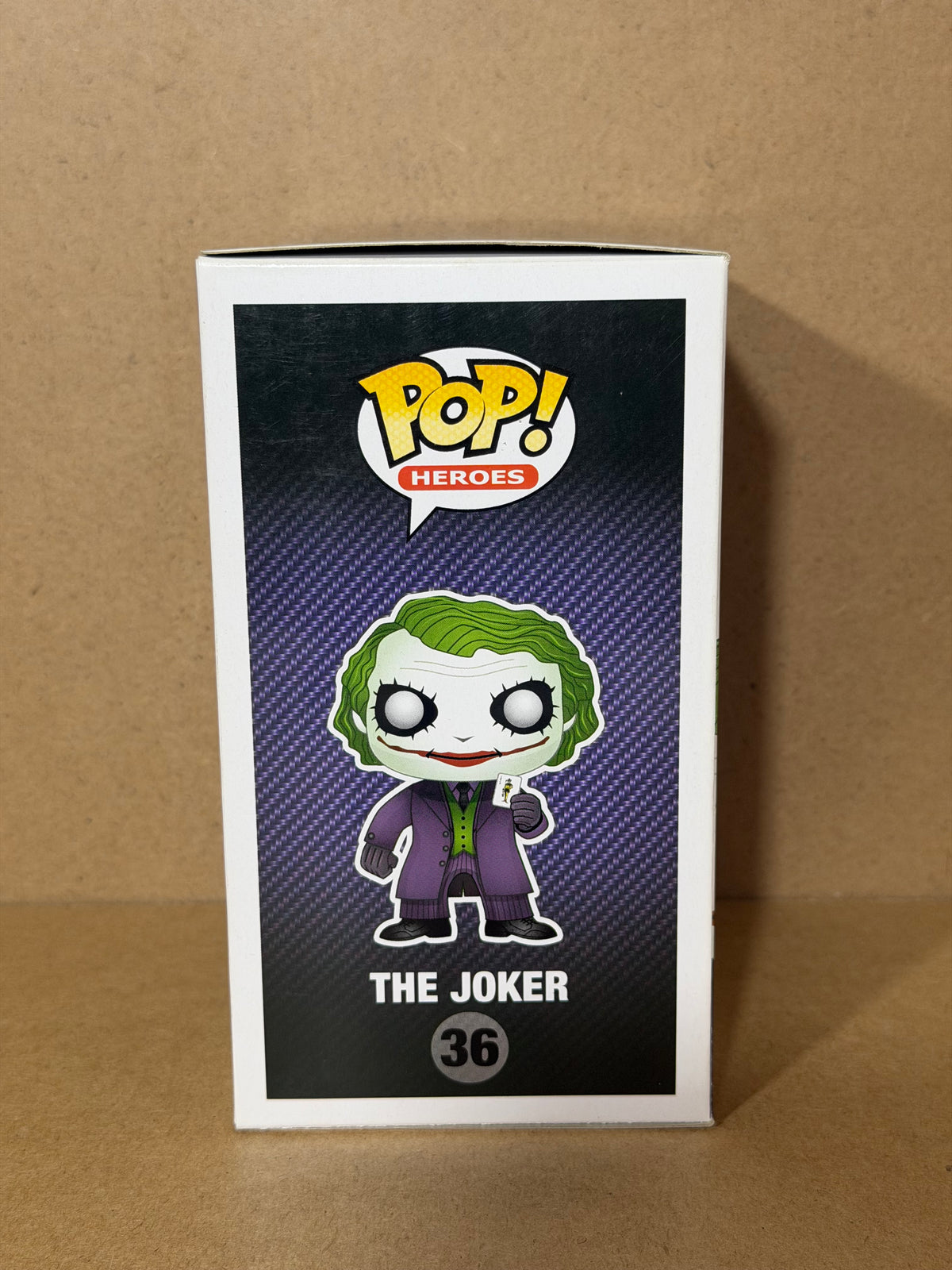 Funko Pop! DC! The Dark Knight The Joker Signed Director Christopher Nolan COA #36