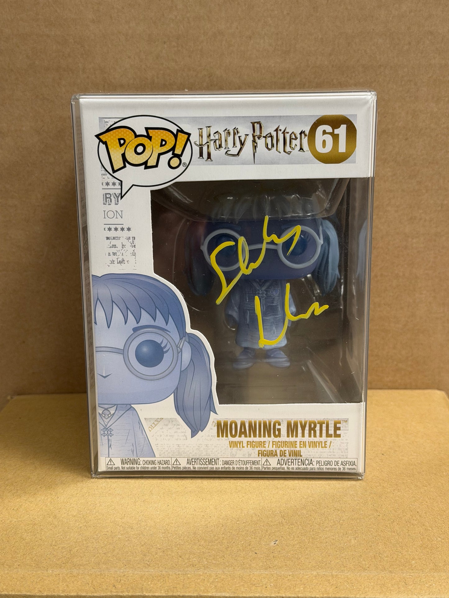 Funko Pop! Harry Potter Moaning Myrtle Signed Shirley Henderson COA #61 WS