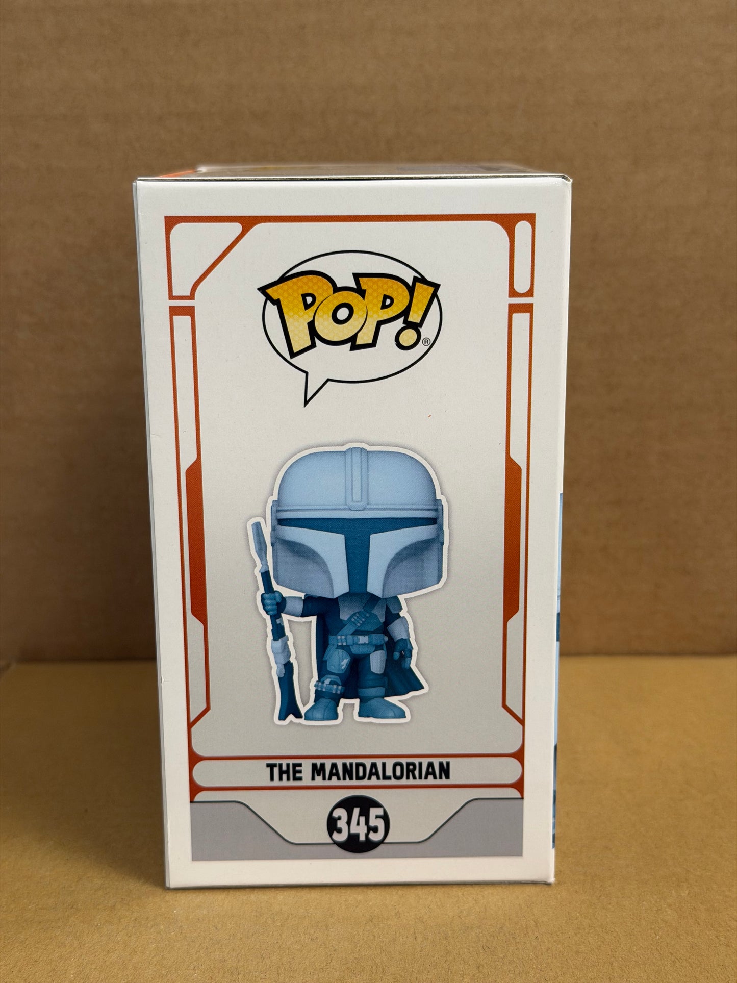 Funko Pop! Star Wars The Mandalorian Signed Aidan Bertola COA #345