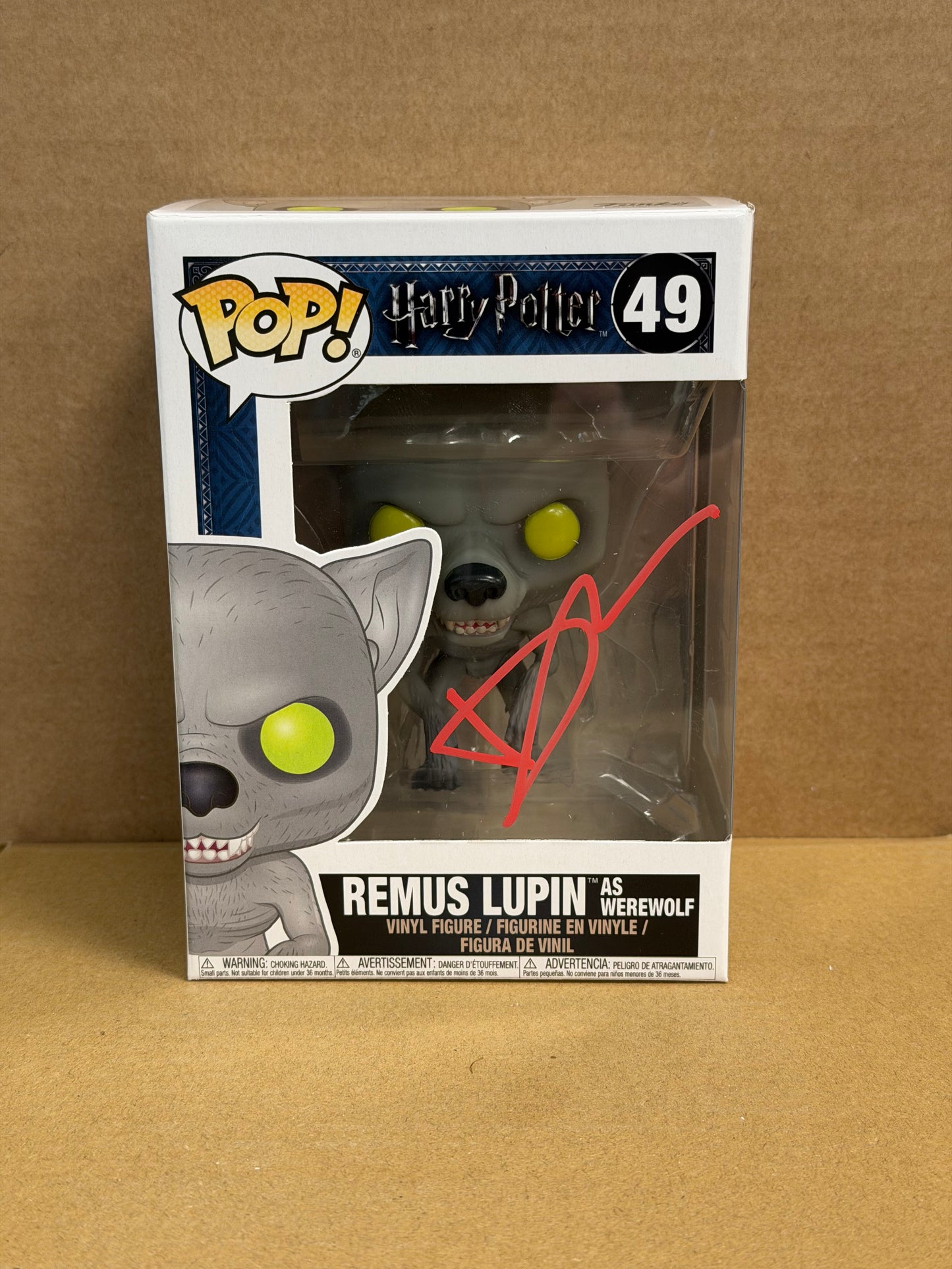 Funko Pop! Harry Potter Remus Lupin Signed David Thewlis COA #49