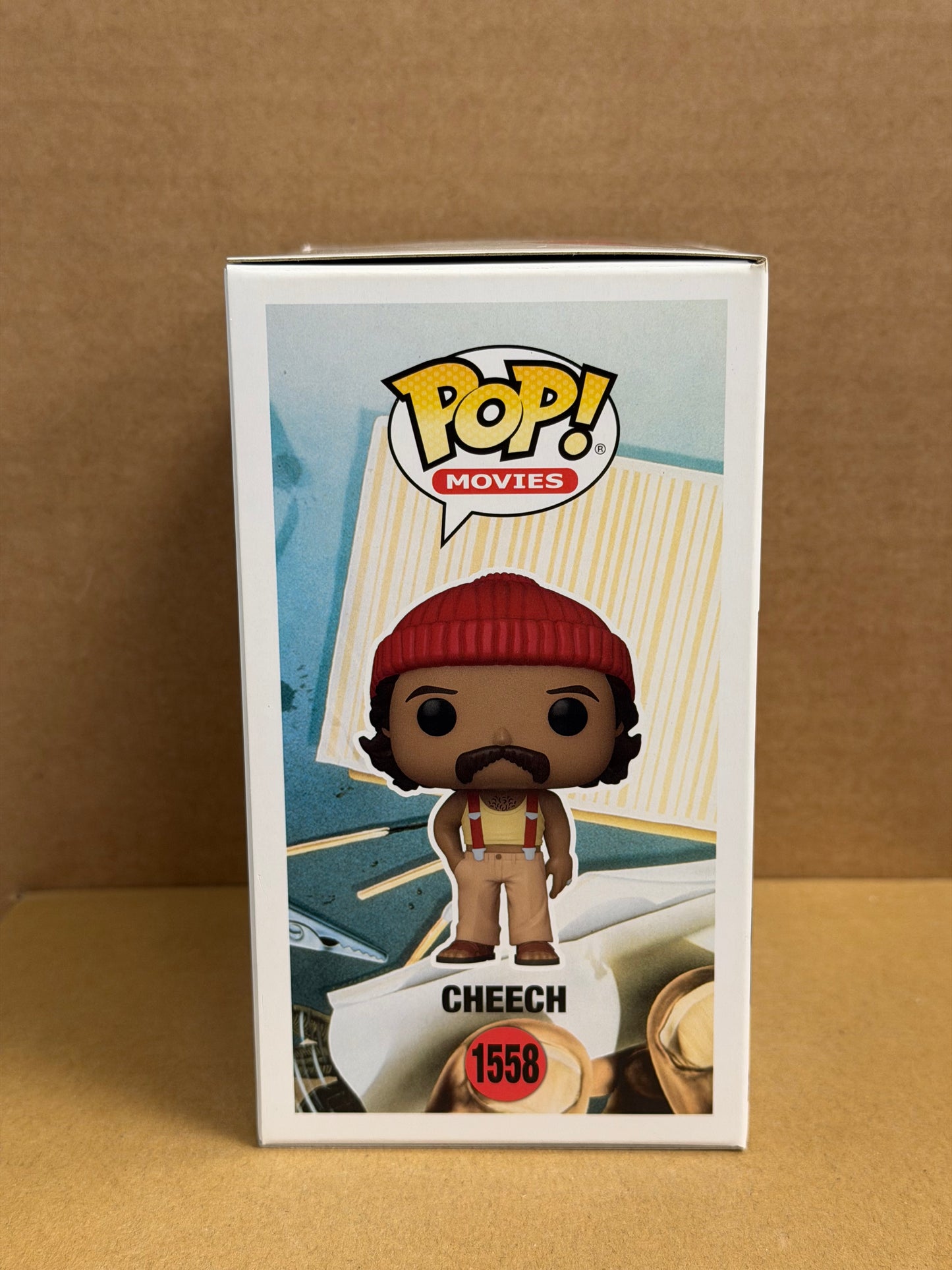 Funko Pop! Movies Cheech And Chong Up In Smoke Signed Cheech Marin COA #1558 WS