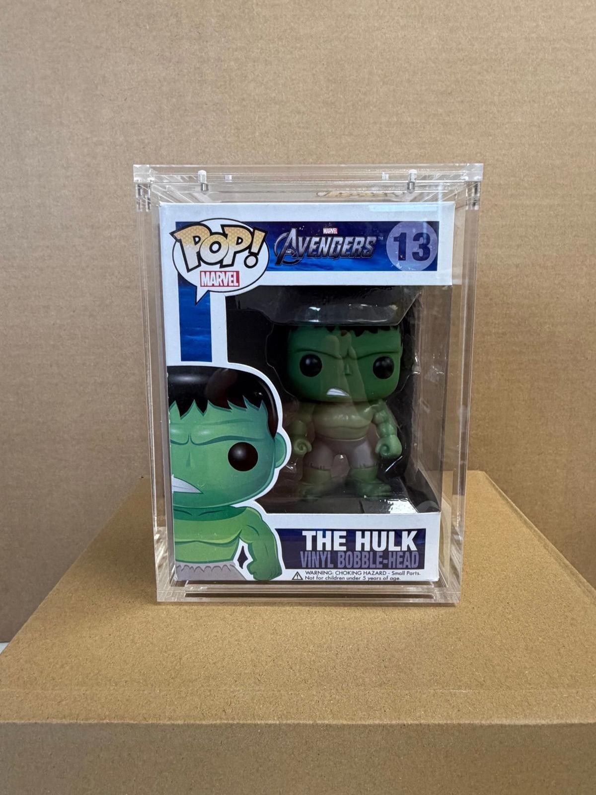 Funko Pop! Marvel Avengers The Hulk Vinyl Bobble-Head Figure #13 Free Mag Stack