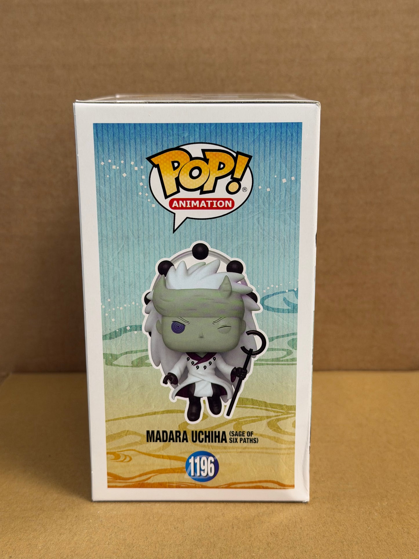 Funko Pop! Anime Naruto Shippiden Madara Uchiha Signed Neil Kaplan COA #1196