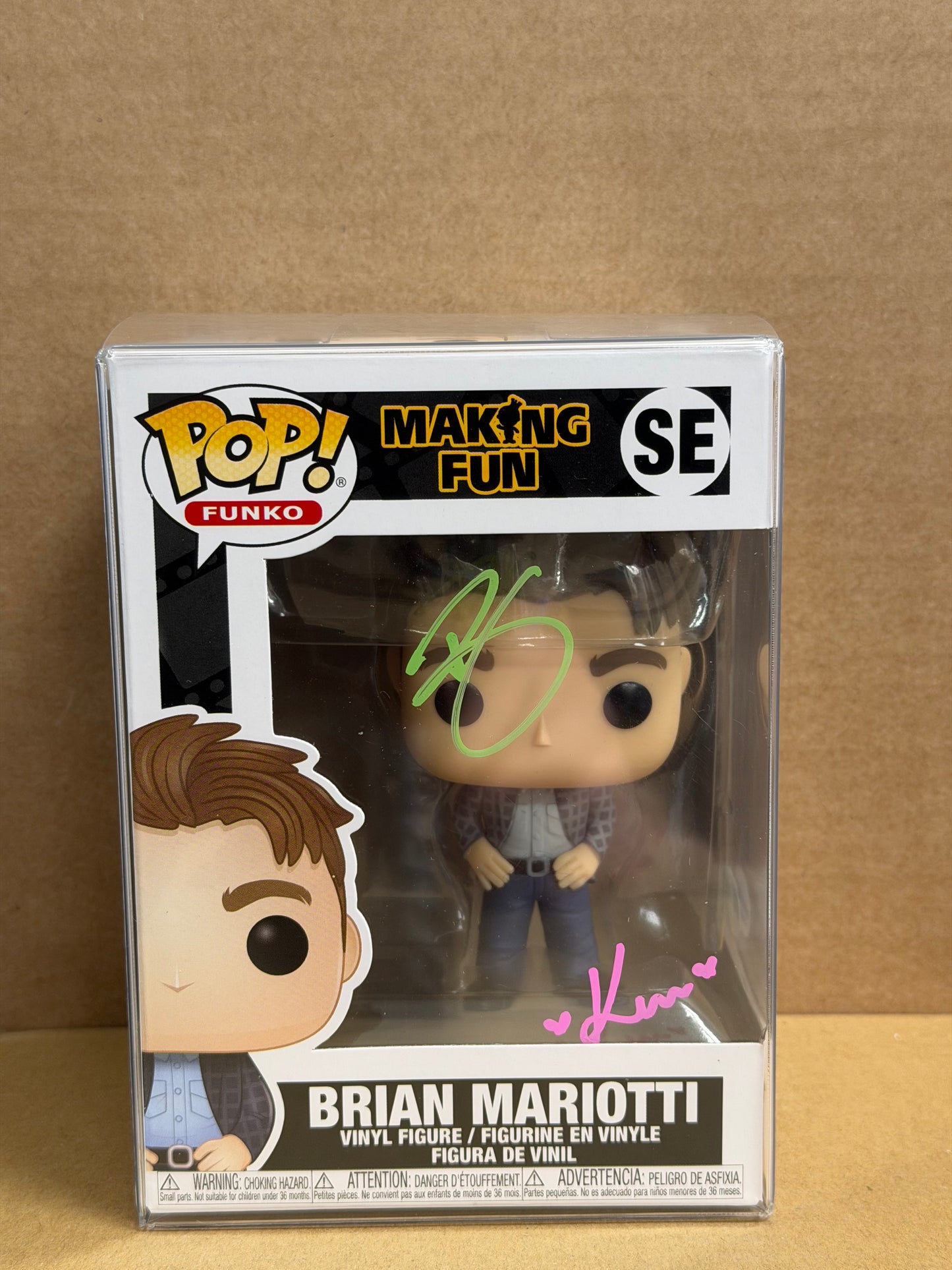 Funko Pop! Making Fun Movie Signed Brian Mariotti & Karissa Marston COA #SE WS Other