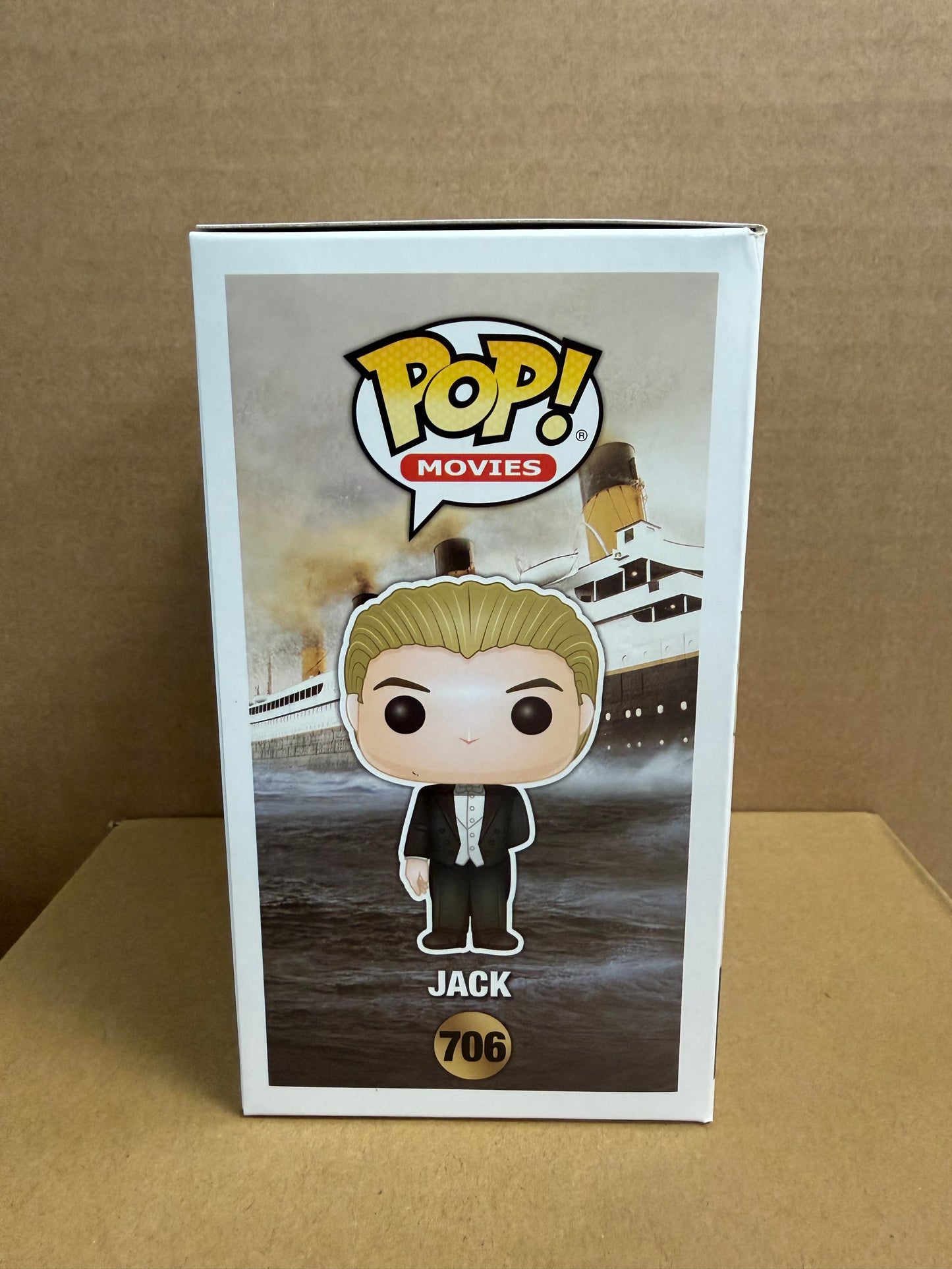 Funko Pop! Movies Titanic Jack Signed Leonardo Dicaprio #706 COA WS