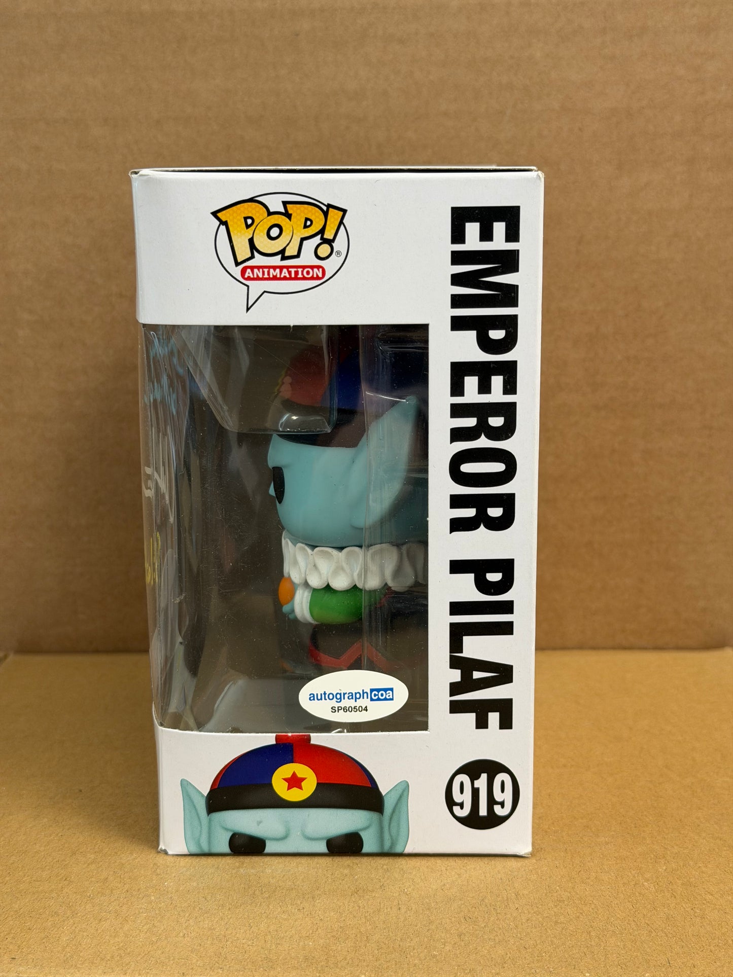 Funko Pop! Anime Dragon Ball Emperor Pilaf Signed Chuck Huber COA #919